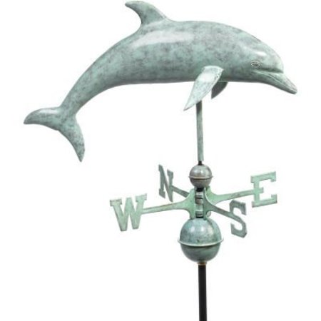 GOOD DIRECTIONS Good Directions Dolphin Weathervane, Blue Verde Copper 9507V1
